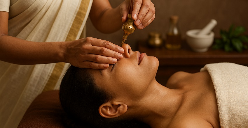 Nasayam: Ayurveda’s Timeless Therapy for Sinus, Migraines and Tinitus